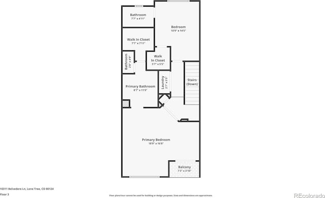 10311 Belvedere Ln, Lone Tree, CO 80124 - room layout