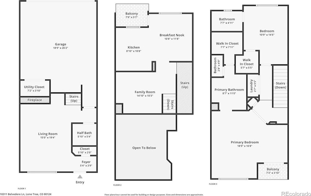 10311 Belvedere Ln, Lone Tree, CO 80124 - home floor plan
