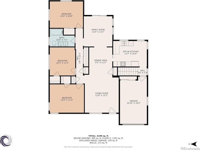 1060 S Harrison St, Denver, CO 80209 - view of floor plan / room layout