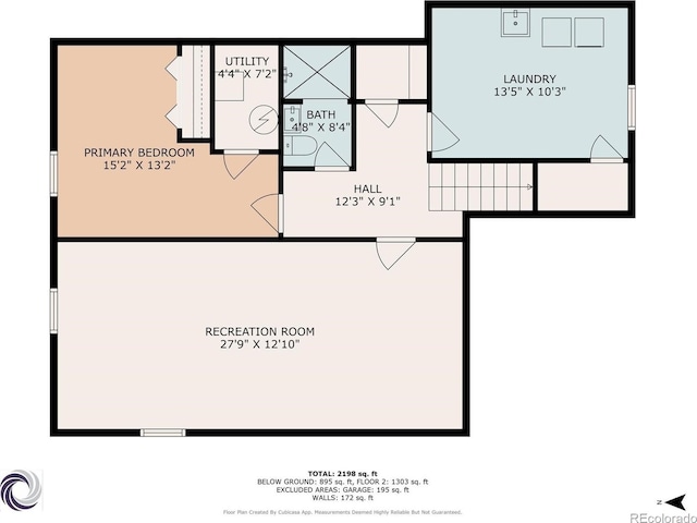 1060 S Harrison St, Denver, CO 80209 - view of property floor plan