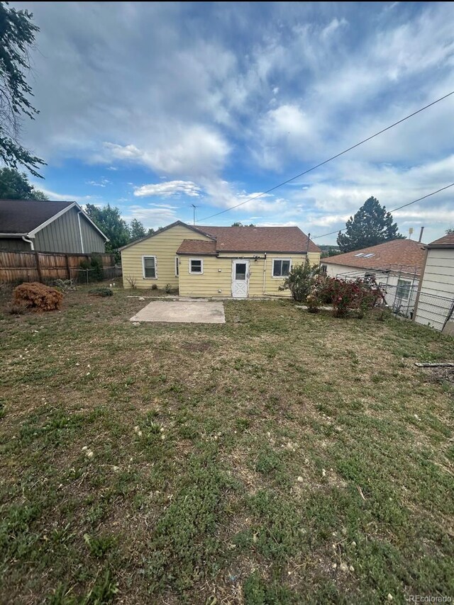 3341 S Canosa Ct, Englewood, CO 80110 - back of house with a patio
