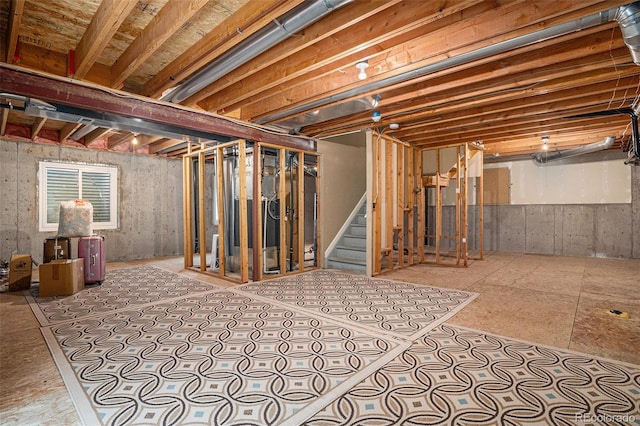 5569 S Helena St, Centennial, CO 80015 - below grade area featuring stairs