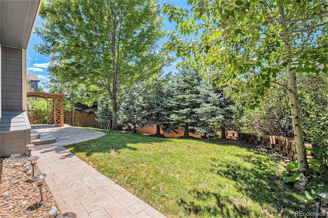 5569 S Helena St, Centennial, CO 80015 - fenced backyard with a patio