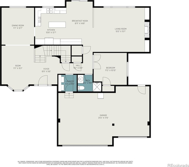 5569 S Helena St, Centennial, CO 80015 - view of property floor plan