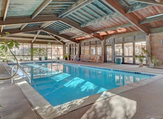 view of pool