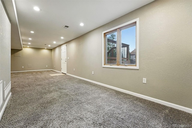 7830 Club Crest Dr, Arvada, CO 80005 - spare room with recessed lighting and carpet floors