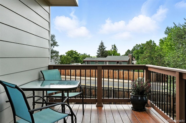 7830 Club Crest Dr, Arvada, CO 80005 - view of wooden terrace