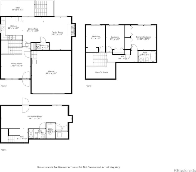 7830 Club Crest Dr, Arvada, CO 80005 - view of floor plan / room layout