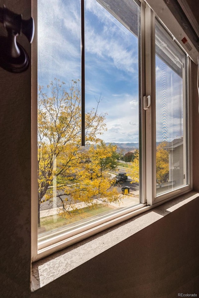 view of room details