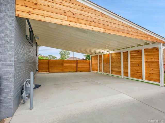 7126 Joan St, Denver, CO 80221 - view of patio / terrace with a carport