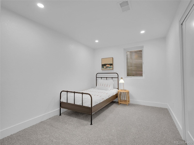7126 Joan St, Denver, CO 80221 - bedroom featuring carpet, recessed lighting, and baseboards