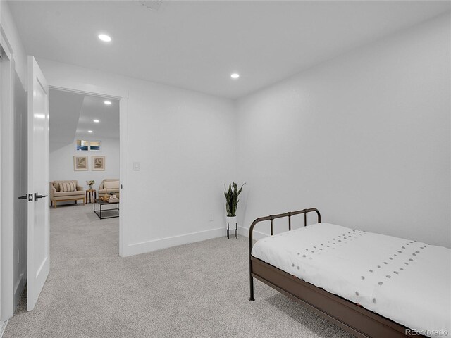 7126 Joan St, Denver, CO 80221 - carpeted bedroom featuring recessed lighting and baseboards