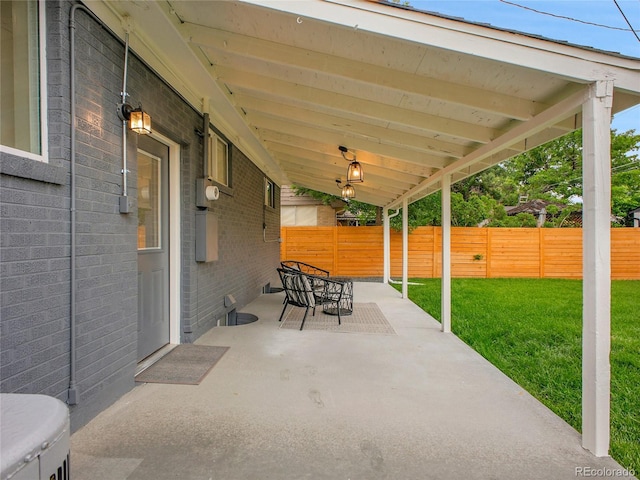7126 Joan St, Denver, CO 80221 - view of patio with outdoor dining area