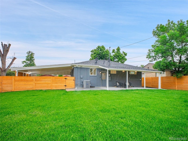 7126 Joan St, Denver, CO 80221 - back of house featuring cooling unit and a patio area