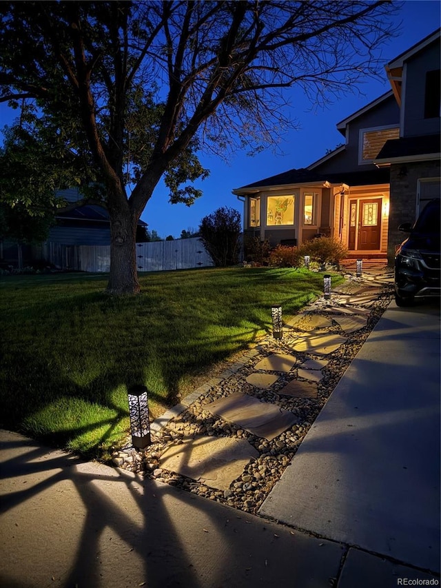view of yard