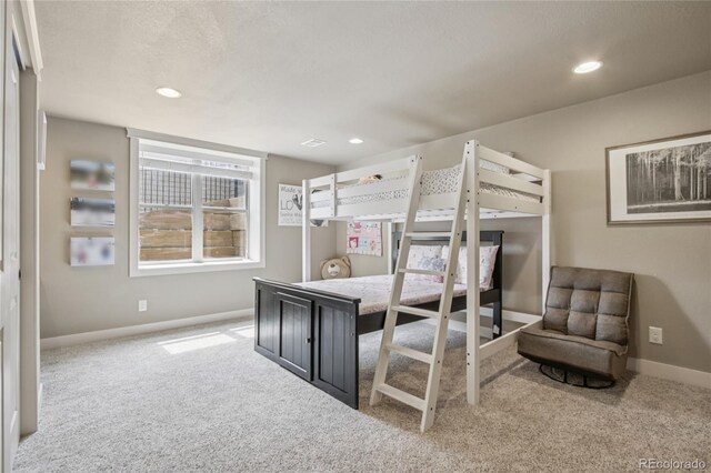 7258 Spanish Bay Dr, Windsor, CO 80550 - carpeted bedroom with baseboards and recessed lighting