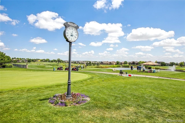 7258 Spanish Bay Dr, Windsor, CO 80550 - view of community with a lawn