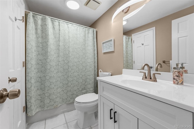 11704 Elk Head Range Rd, Littleton, CO 80127 - full bath with tile patterned flooring and vanity