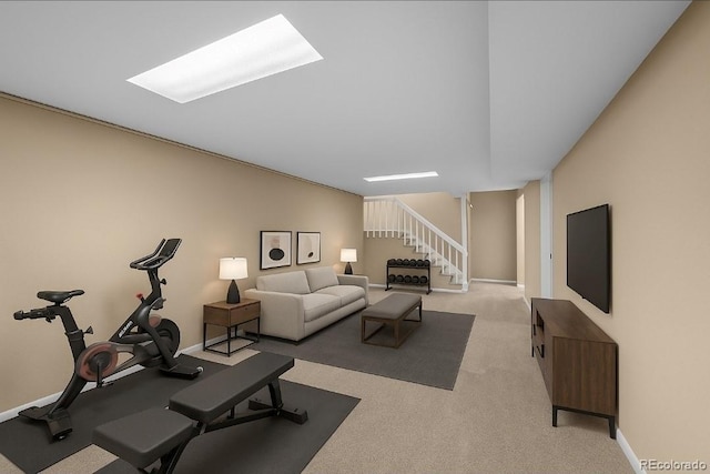11704 Elk Head Range Rd, Littleton, CO 80127 - workout room with baseboards and carpet