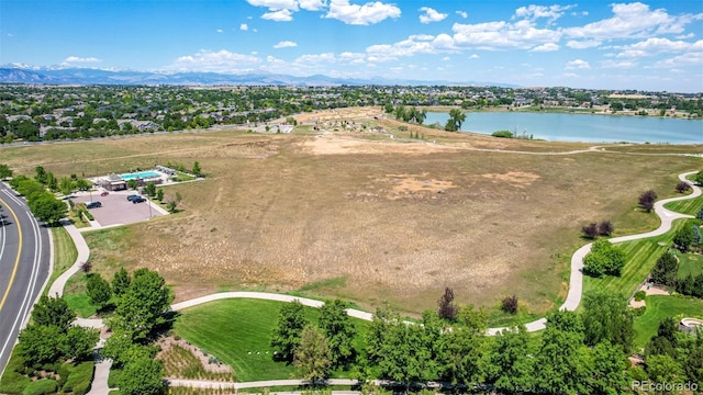 13736 Umatilla Ln, Broomfield, CO 80023 - drone / aerial view of a water and mountain view
