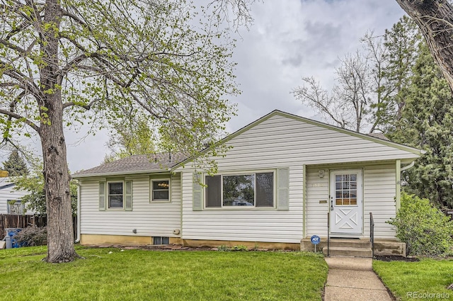 5370 S Sherman St, Littleton, CO 80121 - bungalow with a front yard and entry steps
