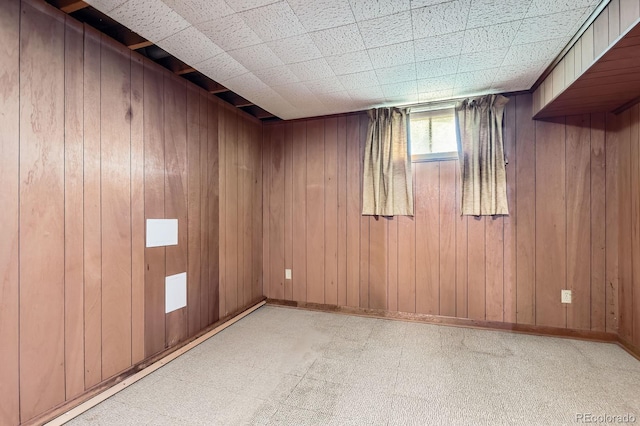 5370 S Sherman St, Littleton, CO 80121 - basement with wooden walls and baseboards