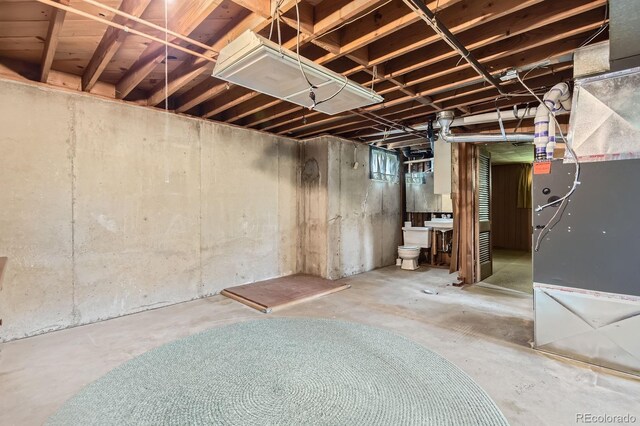 5370 S Sherman St, Littleton, CO 80121 - view of unfinished below grade area