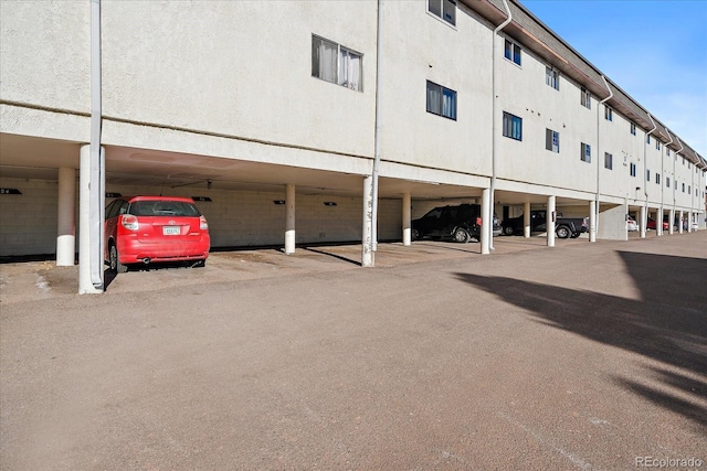 view of car parking