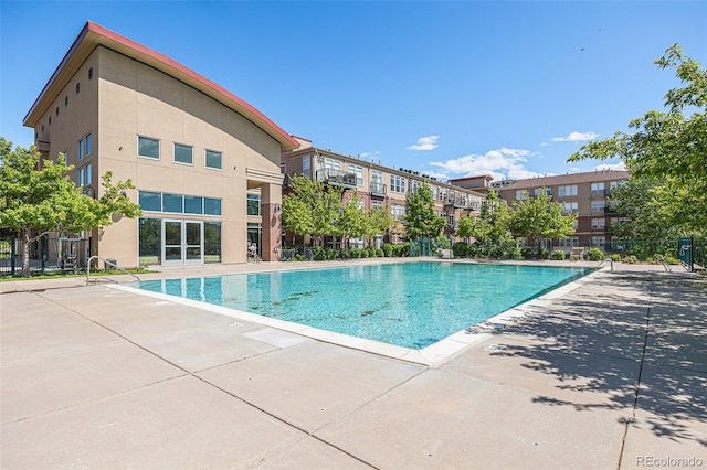 10184 Park Meadows Dr Unit 1102, Lone Tree, CO 80124 - community pool featuring a patio