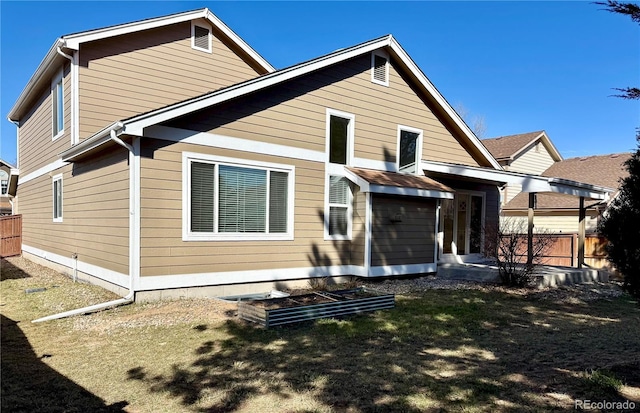 view of rear view of house