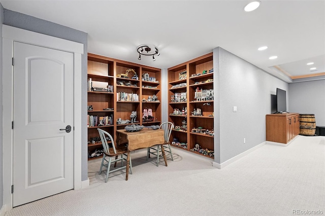 8276 E 28th Dr, Denver, CO 80238 - office space with carpet, recessed lighting, and baseboards