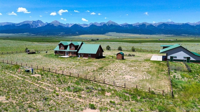 29 Howe Rd, Westcliffe, CO 81252 - mountain view with rural landscape and agricultural land