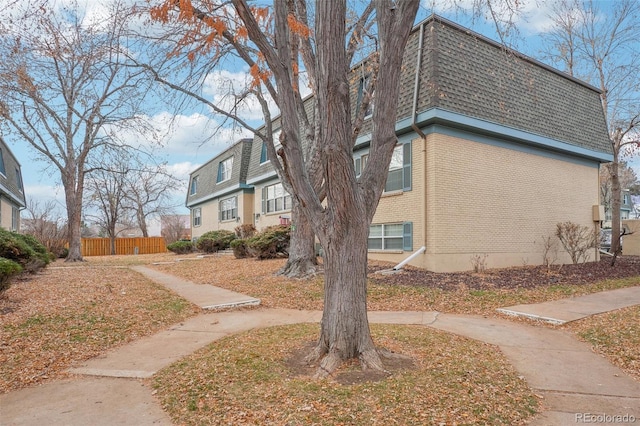 view of property exterior