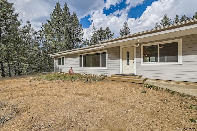 view of ranch-style house