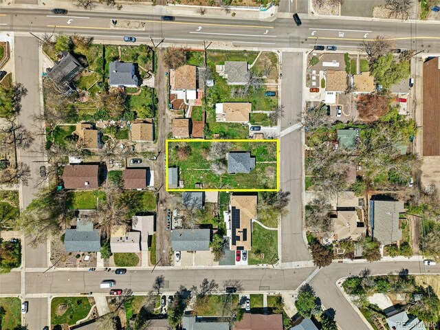 1914 Washington Ave, Golden, CO 80401 - map / location with property boundaries highlighted