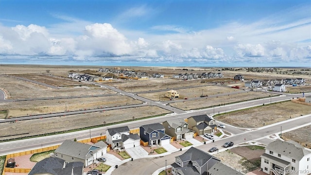 aerial view featuring a residential view