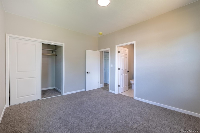 5195 Allison St, Arvada, CO 80002 - unfurnished bedroom featuring carpet, a closet, and ensuite bath