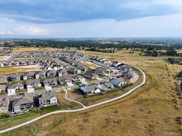 8890 S Quatar Ct, Aurora, CO 80016 - aerial view of property's location with nearby suburban area