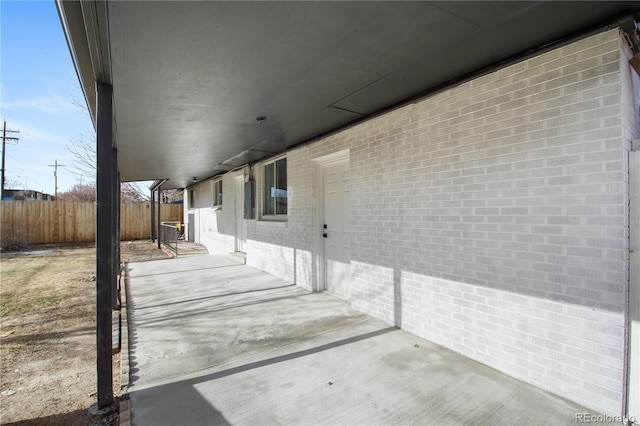 view of patio with central air condition unit