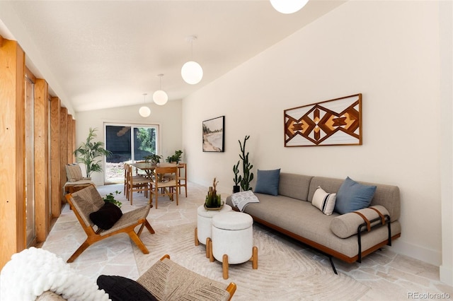 6097 S Jackson St, Centennial, CO 80121 - living area with lofted ceiling
