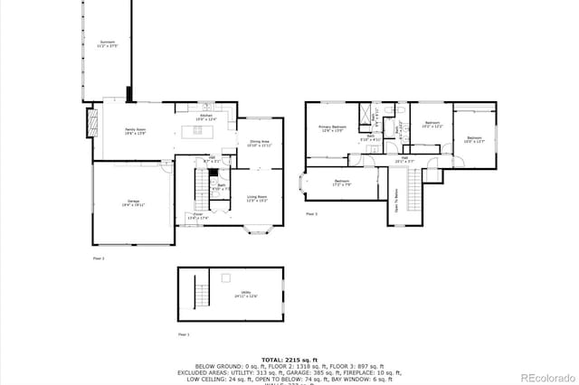 6097 S Jackson St, Centennial, CO 80121 - view of floor plan / room layout