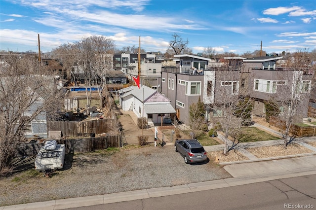 view of front of property