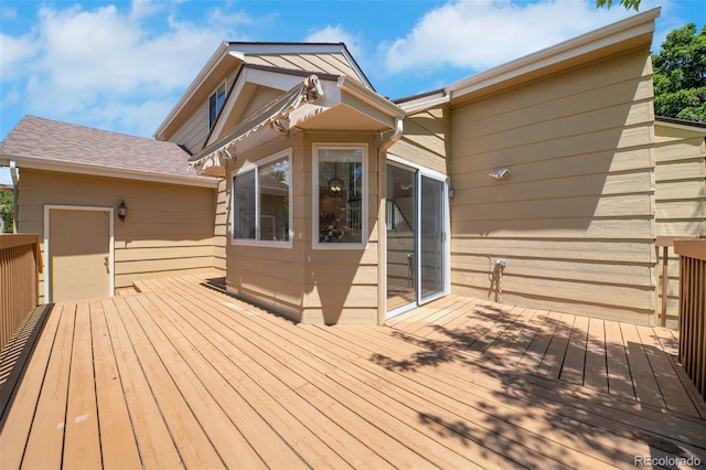 8884 Miners St, Highlands Ranch, CO 80126 - view of wooden deck