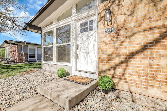 5373 S Prescott St, Littleton, CO 80120 - entrance to property featuring brick siding