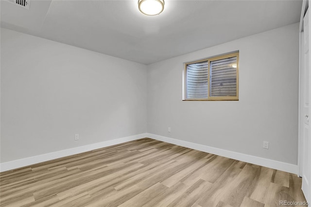 5373 S Prescott St, Littleton, CO 80120 - spare room featuring baseboards and light wood-type flooring