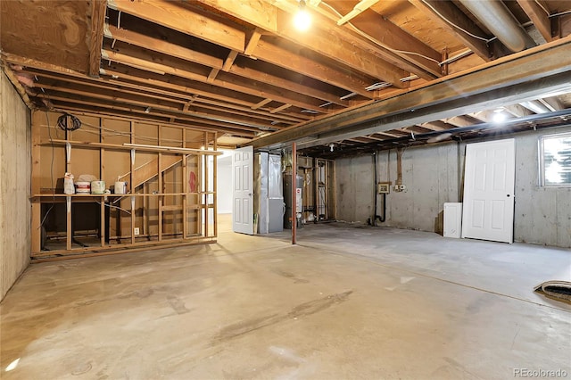 5373 S Prescott St, Littleton, CO 80120 - basement featuring water heater