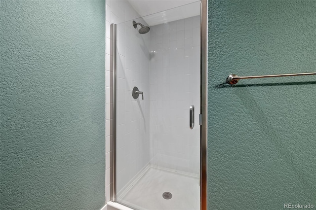 bathroom with walk in shower