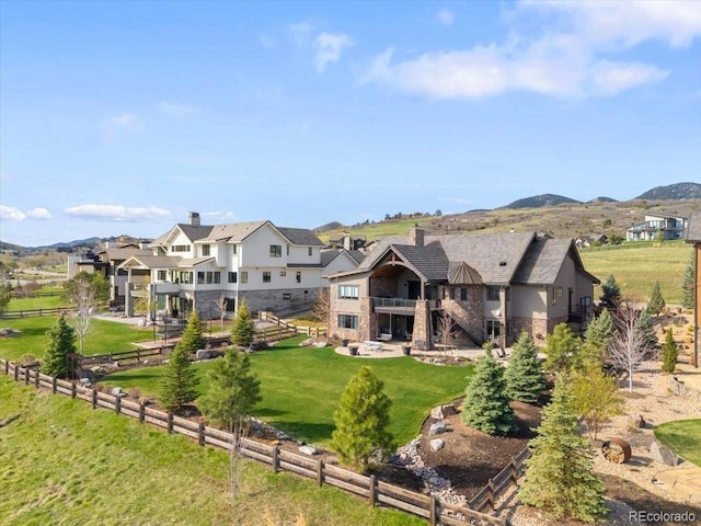 15116 Lyons Ridge Dr, Morrison, CO 80465 - bird's eye view with a mountain view
