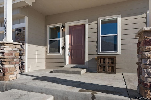 view of property entrance