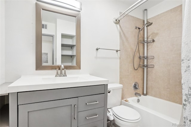 3663 S Sheridan Blvd Unit H15, Denver, CO 80235 - full bath featuring vanity, toilet, and shower / bath combination with curtain